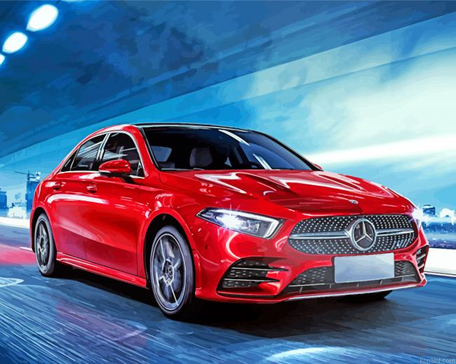 Cool Car Mercedes Painting By Numberss.png