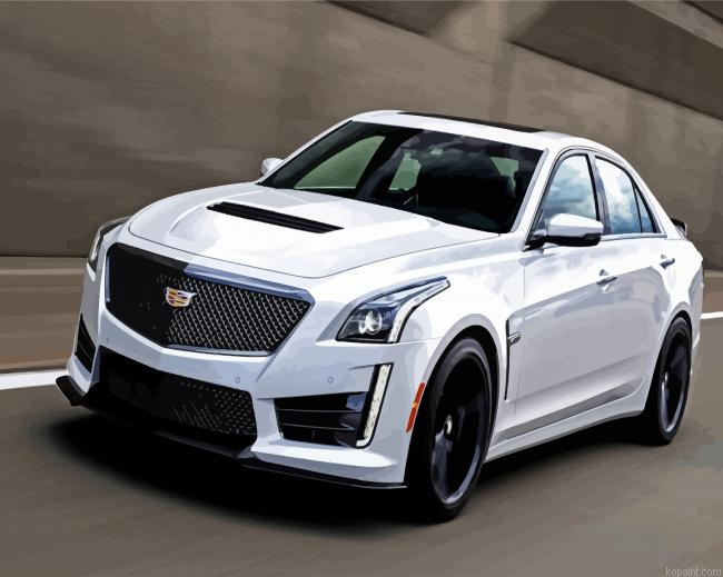 Cool Cts V Car Painting By Numberss.png