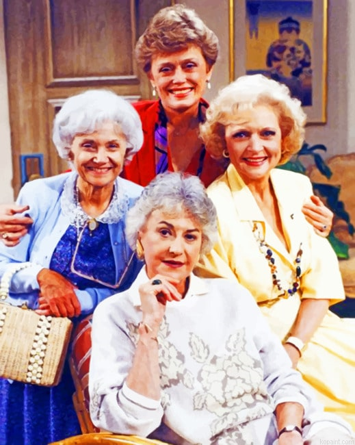Cool Golden Girls Women Paint By Numbers