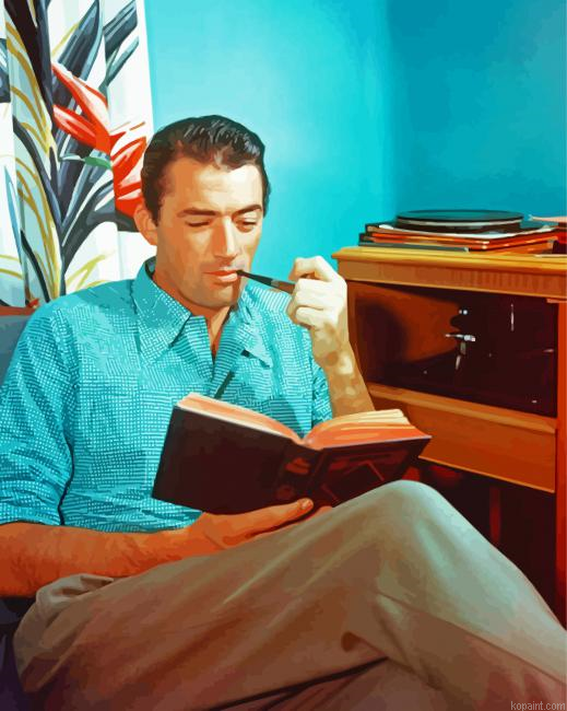 Cool Gregory Peck Painting By Numberss.png