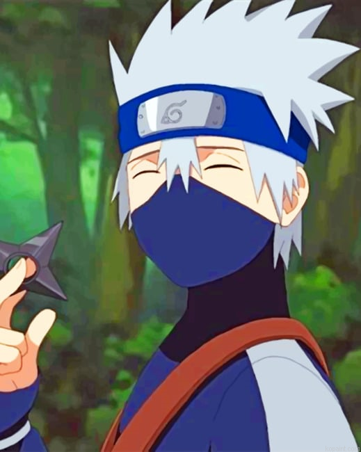 Cool Hatake Kakashi Animes Painting By Numberss.png