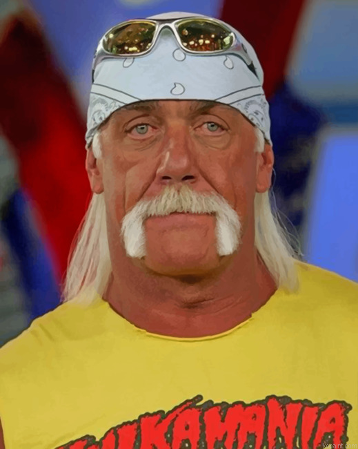 Cool Hulk Hogan Painting By Numberss.png
