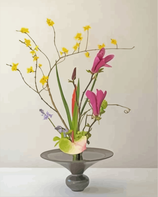 Cool Ikebana Painting By Numberss.png