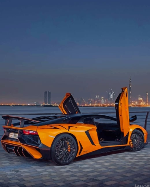 Cool Lamborghini New Painting By Numberss.png
