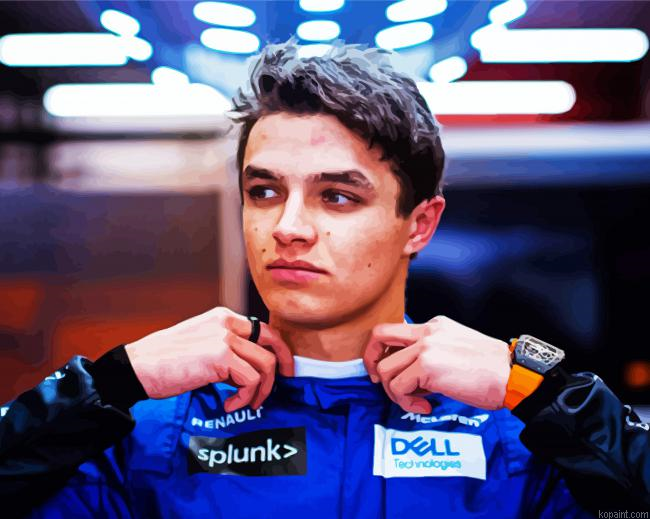 Cool Lando Norris Paint By Numbers.png