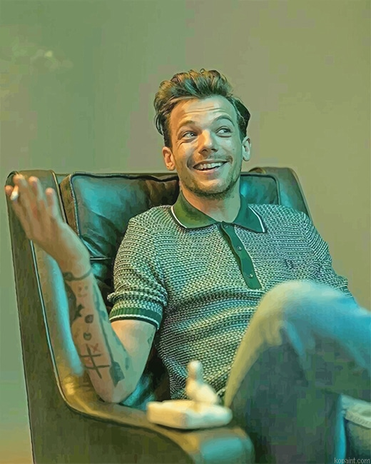 Cool Louis Tomlinson New Painting By Numberss.png