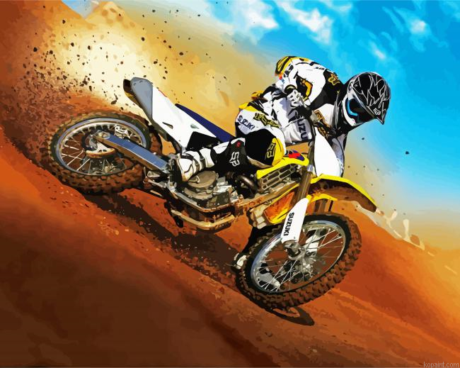 Cool Motocross Painting By Numberss.png