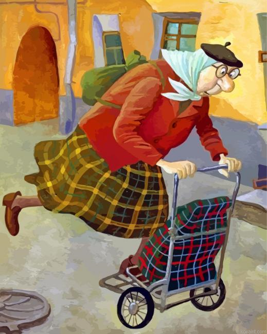 Cool Old Woman Painting By Numberss.png
