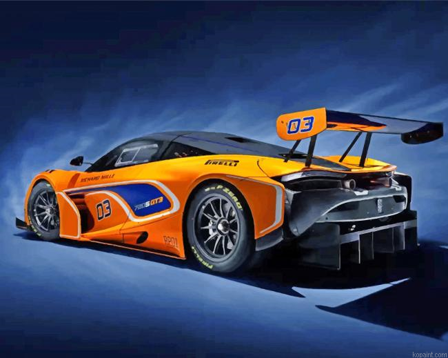 Cool Racing Car Painting By Numberss.png