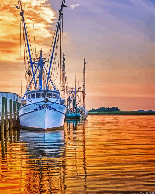 Cool Shrimp Boat Painting By Numberss.png