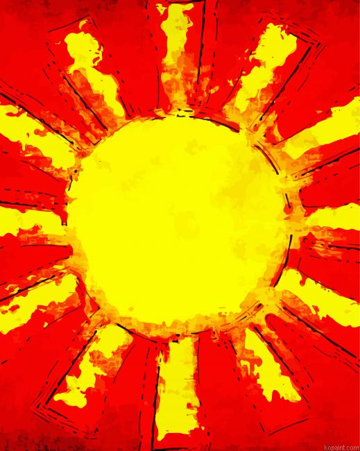 Cool Sun Abstract Painting By Numberss.png