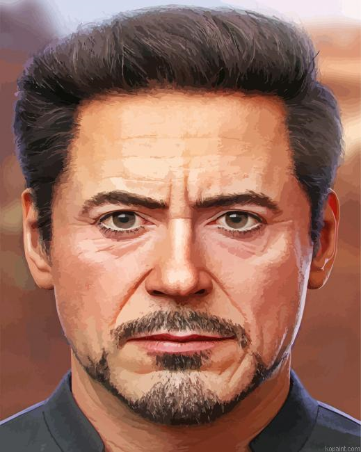 Cool Tony Stark Painting By Numberss.png