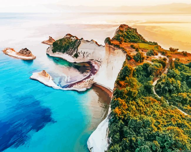 Corfu Island Painting By Numberss.png