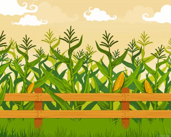 Cornfield Painting By Numberss.png