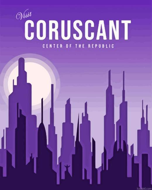 Coruscant City Poster Painting By Numberss.png