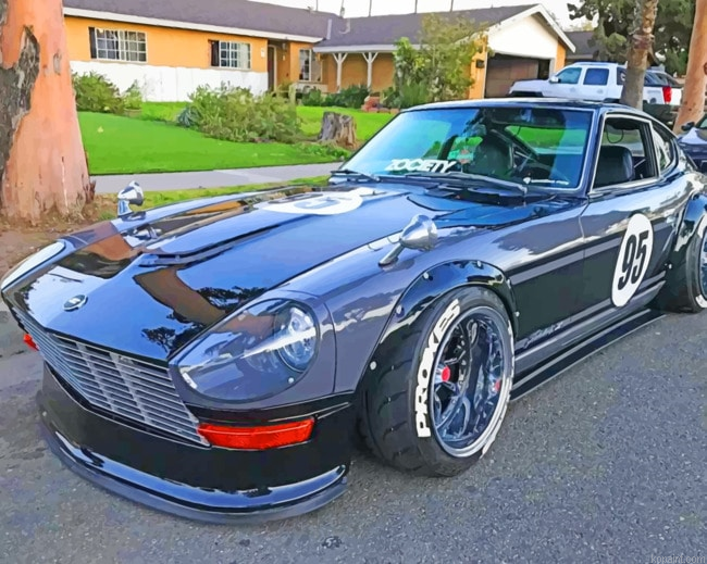 Costumed Nissan Fairlady Painting By Numberss.png