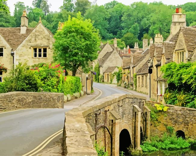 Cotswolds Village Painting By Numberss.png