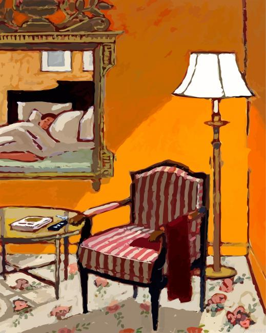 Couch In Bed Room Paint By Numbers