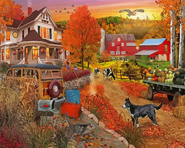 Country Blessing Paint By Numbers