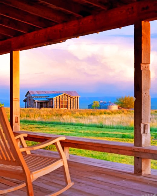 Countryside Western Painting By Numberss.png