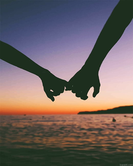 Couple Holding Hands New Painting By Numberss.png
