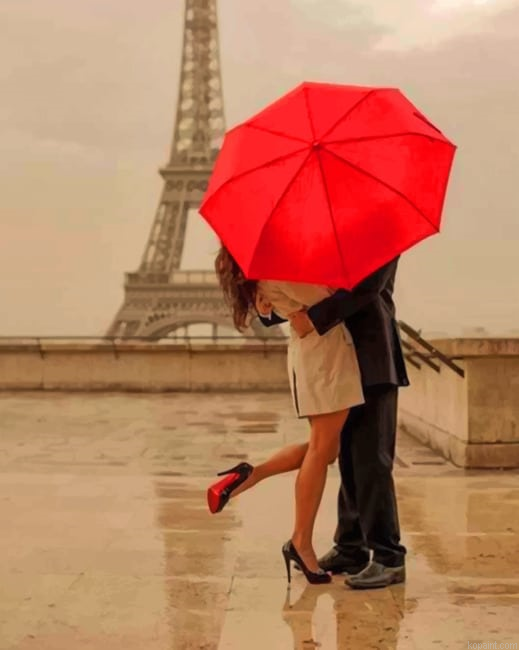 Couple In Paris New Painting By Numberss.png