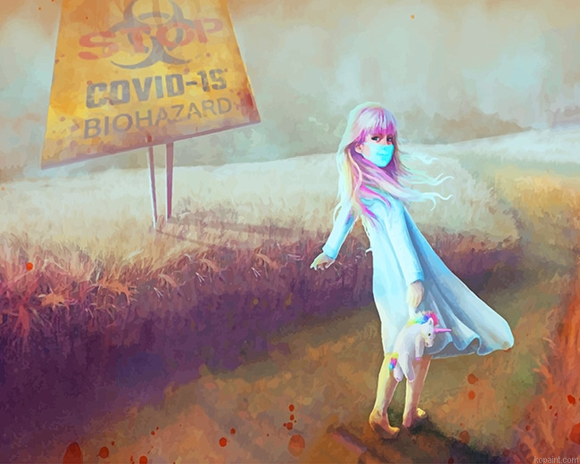 Covid Nineteen Unicorn New Painting By Numberss.png
