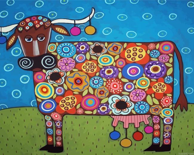 Cow By Karla Gerard Painting By Numberss.png