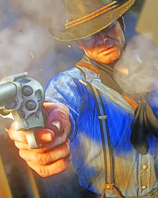 Cowboy Gunslinger Paint By Numbers