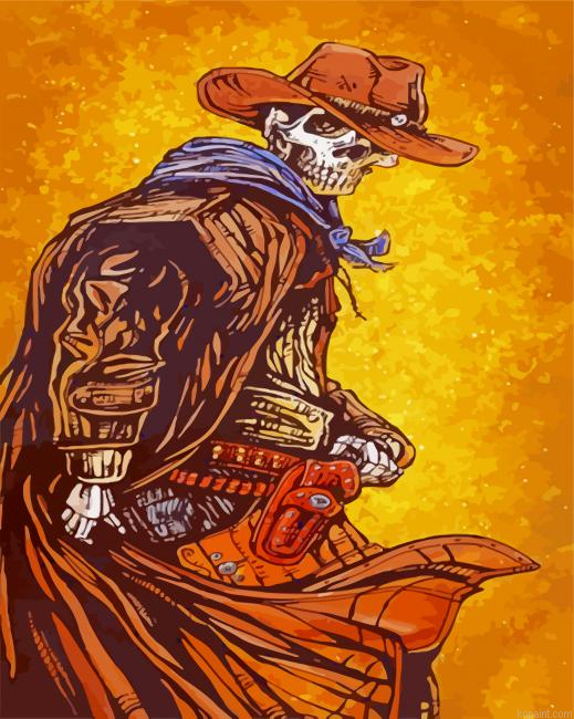 Cowboy Skull Art Painting By Numberss.png