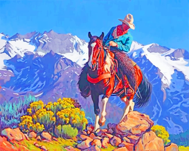 Cowboy Western Painting By Numberss.png