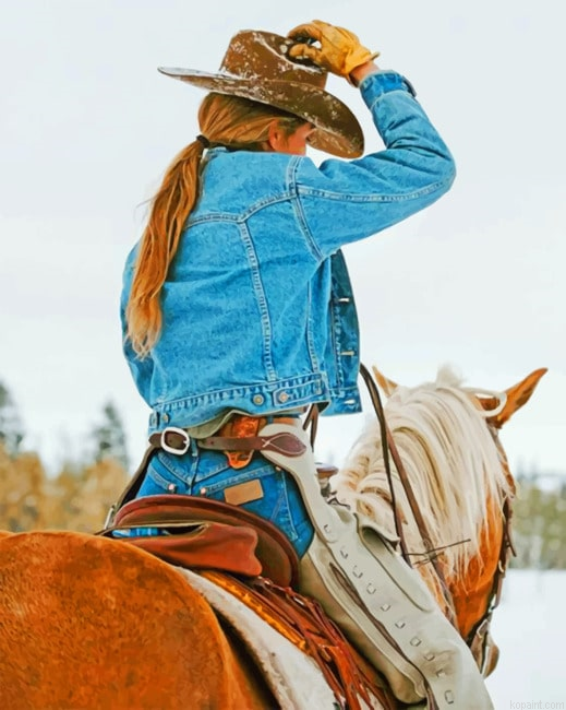 Cowgirl Women Painting By Numberss.png