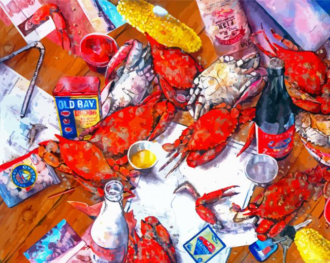 Crab Feast Painting By Numberss.png