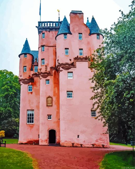 Craigievar Castle Scotland Painting By Numberss.png