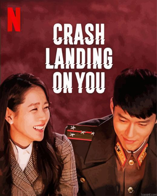 Crash Landing On You Poster Painting By Numberss.png