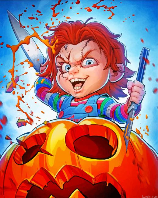 Creepy Chucky Painting By Numberss.png