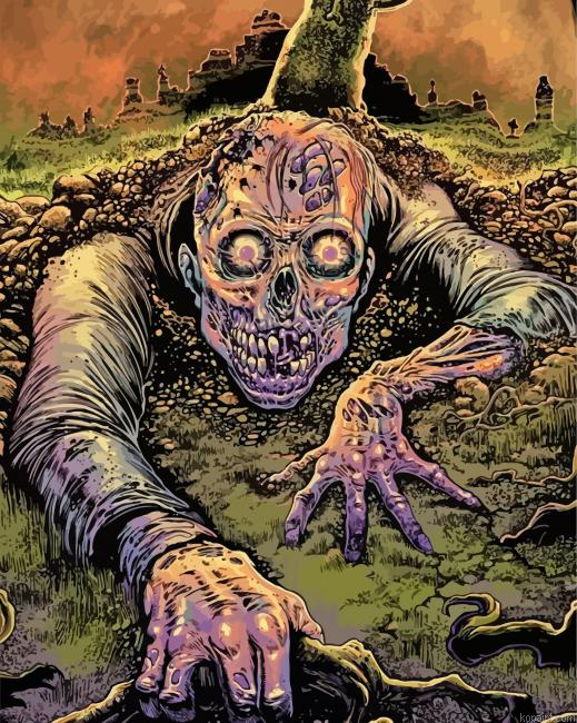 Creepy Zombie Painting By Numberss.png
