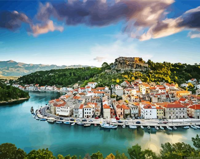 Croatia Novigrad City Painting By Numberss.png