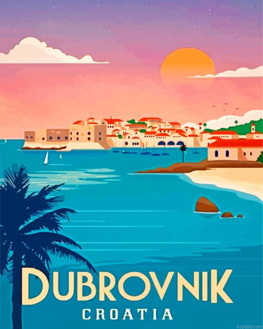 Croatia Poster Painting By Numberss.png