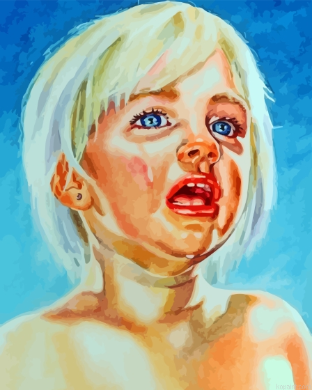 Crying Child Paint By Numbers