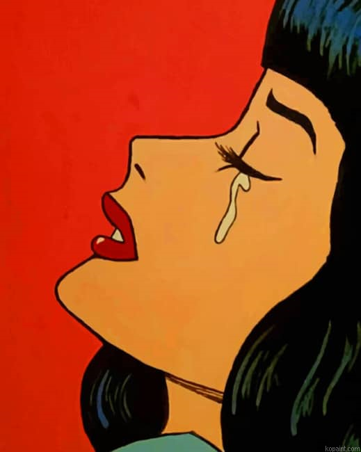 Crying Girl Painting By Numberss.png