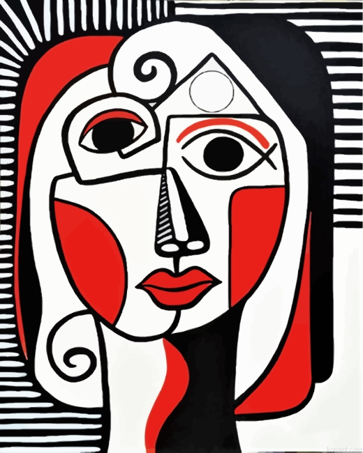Cubism Art Painting By Numberss.png