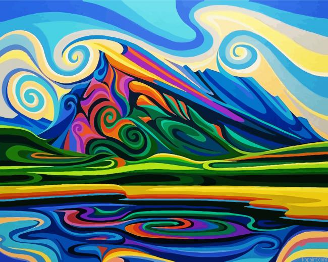 Cubism Landscape Painting By Numberss.png
