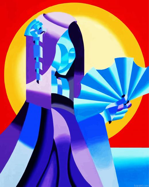Cubism Person Painting By Numberss.png