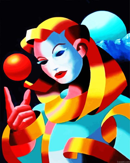 Cubism Woman Paint By Numbers