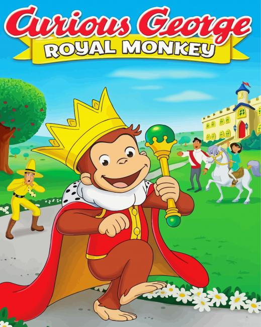 Curious George Poster Painting By Numberss.png