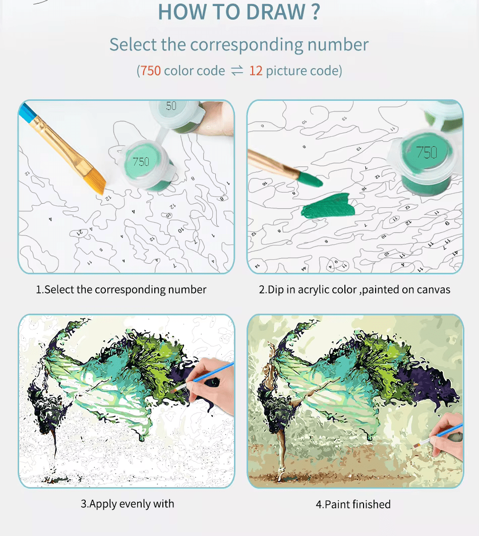 Custom Diy Painting By Numbers Personality Picture Paint By Numbers Gift Acrylic Coloring By Numbers How To Draw