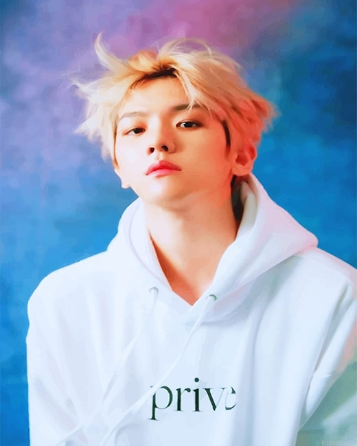 Cute Baekhyun Exo New Painting By Numberss.png