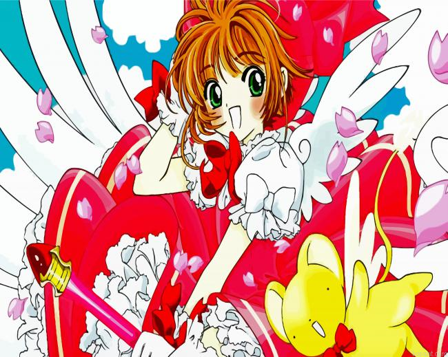 Cute Cardcaptor Sakura Paint By Numbers