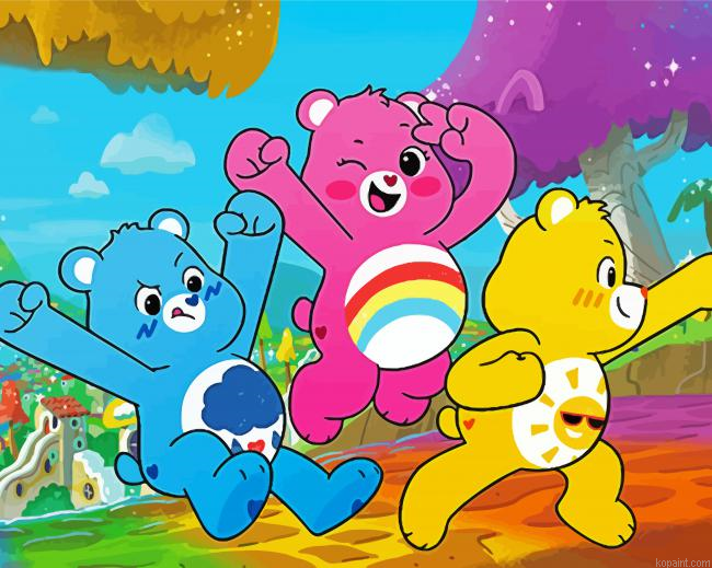 Cute Carebears Painting By Numberss.png